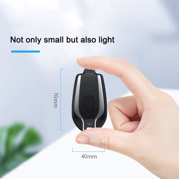 Portable Mini Keychain Power Bank 2000mAh - Image 4